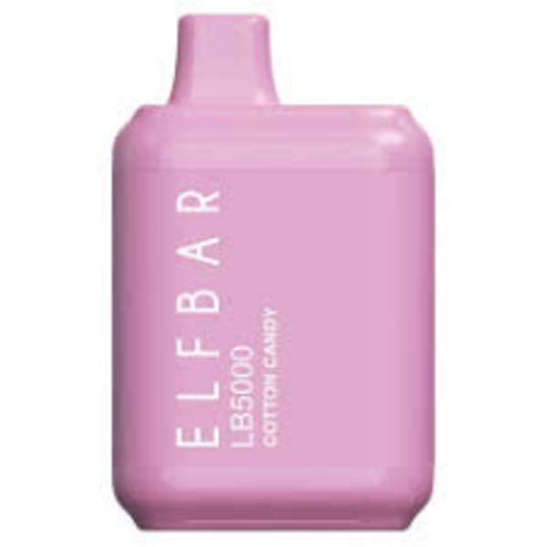 Elf Bar LB5000 Disposable Vape Cotton Candy Flavour Shop Today. Get
