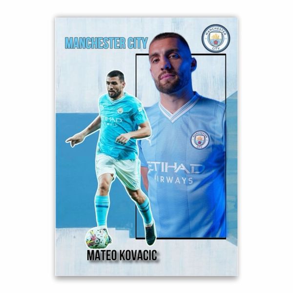 Mateo Kovacic Manchester City Poster - A1
