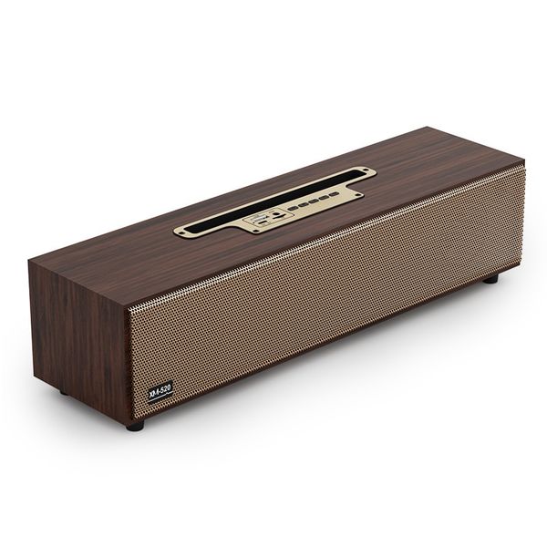 DW Wireless Bluetooth Multimedia Music Bar for Home Decoration Brown XM-520