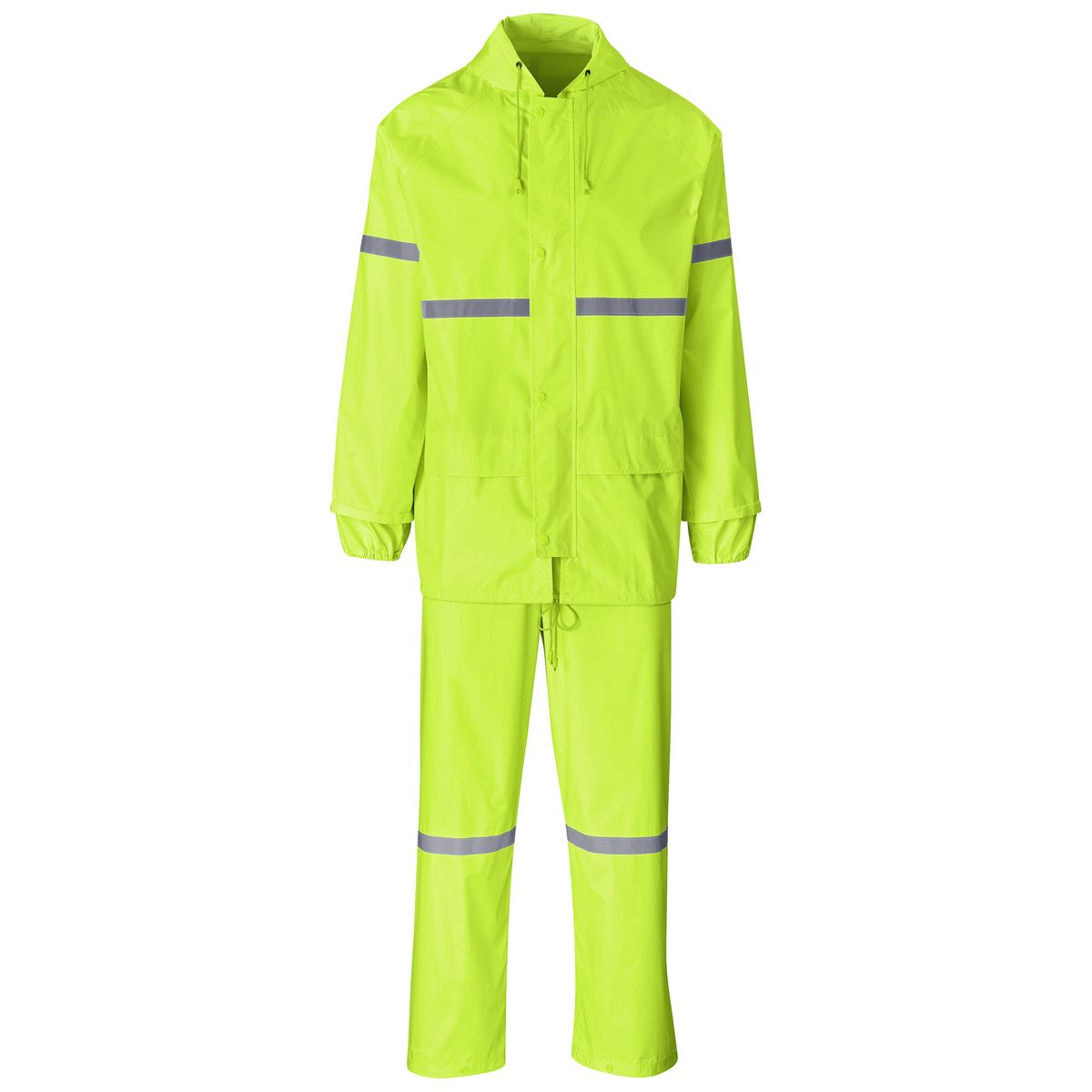 Altitude Outdoor HiViz Reflective Rubberised Rainsuit Shop Today