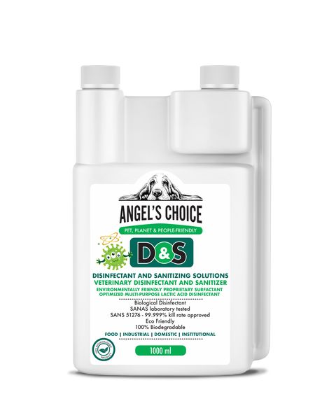 Angel's Choice Disinfectant and Sanitizing Solutions Concentrate 1000ml