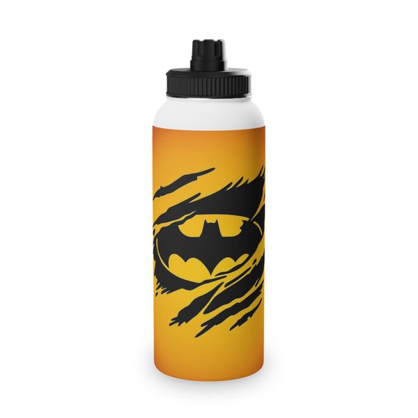 Yellow Ombre Batman 850ml Aluminium Water Bottle