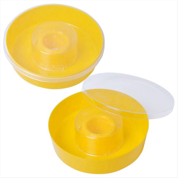 Bee Feeder Round Hive Top Water Feeder Drinking Bowl For Bees (2Pcs)