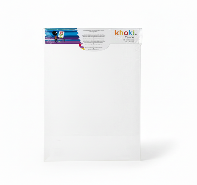 Khoki A2 Wood Mounted Canvas for Acrylic &amp; Oil Painting - 42 x 60 cm