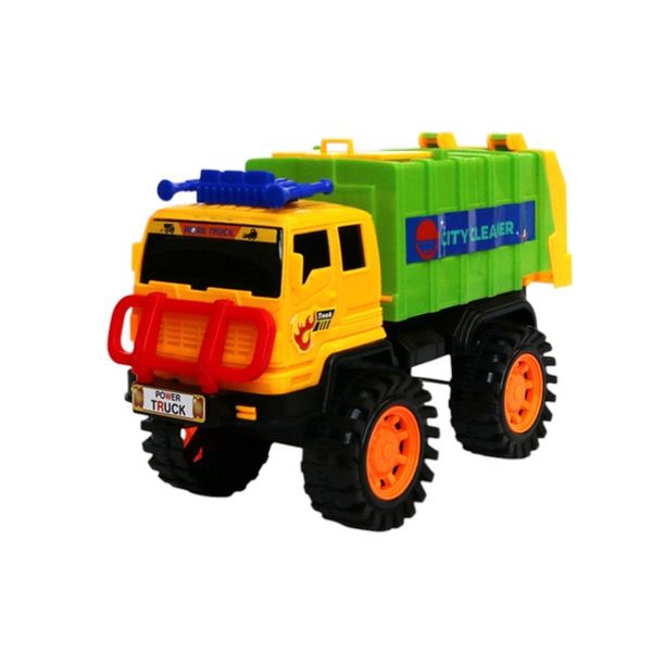 Kids' Friction Garbage Truck Toys with Bins