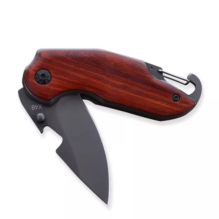 X48 Outdoor Portable Mahogany Pocket Knife | Shop Today. Get It ...