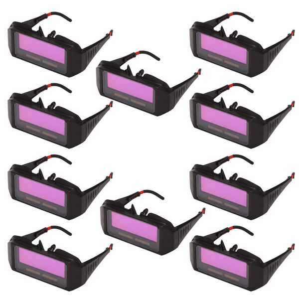 10X Automatic Photoelectric Welding Glasses Solar Powered Mask