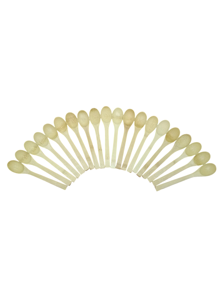 20-Piece Wooden Tea Spoon Set