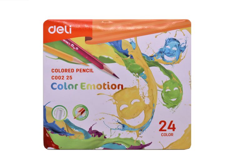 Deli Color Emotion Colored Pencil 24 Colors