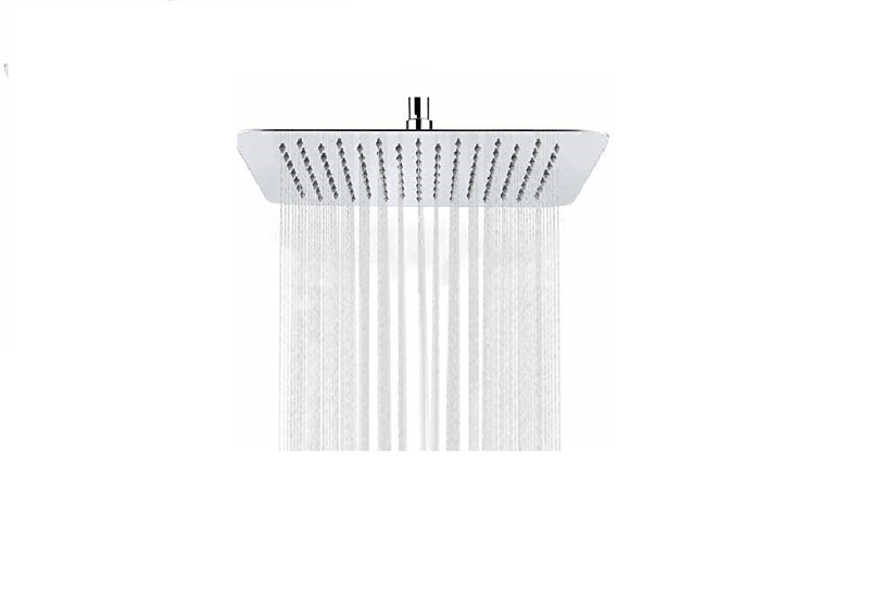 Square Rainfall Shower Head 200mm x 200mm - 8Inch
