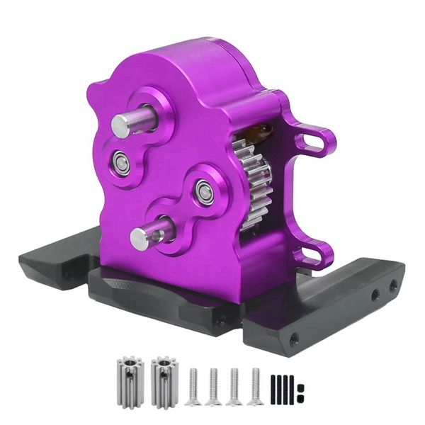 Aluminum Dual Transmission Dig Overdrive Gearbox Purple