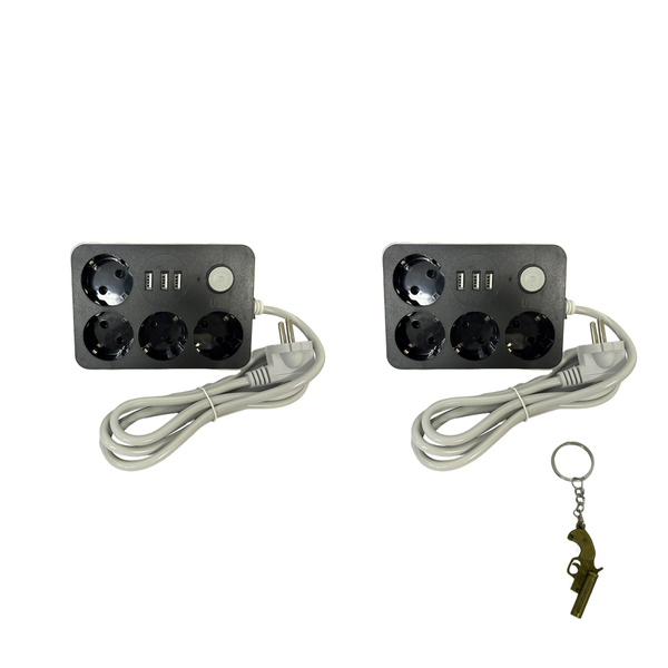 2 Pieces Quality European Standard With USB power socket Power Outlet