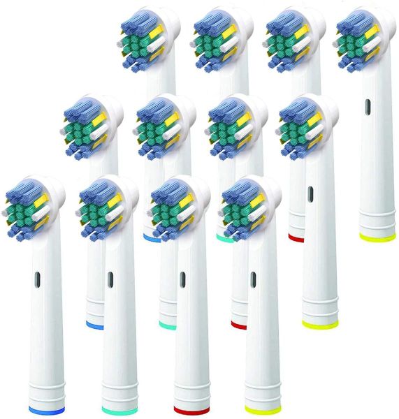 Oscillating Replacement Toothbrush Heads for Oral B Floss Action - 12 Pack