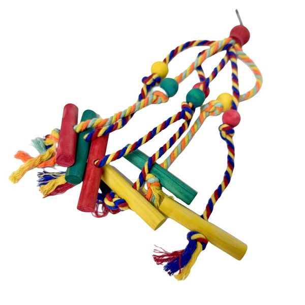 Delight Your Parrot with This Colorful and Fun-Filled Toy!