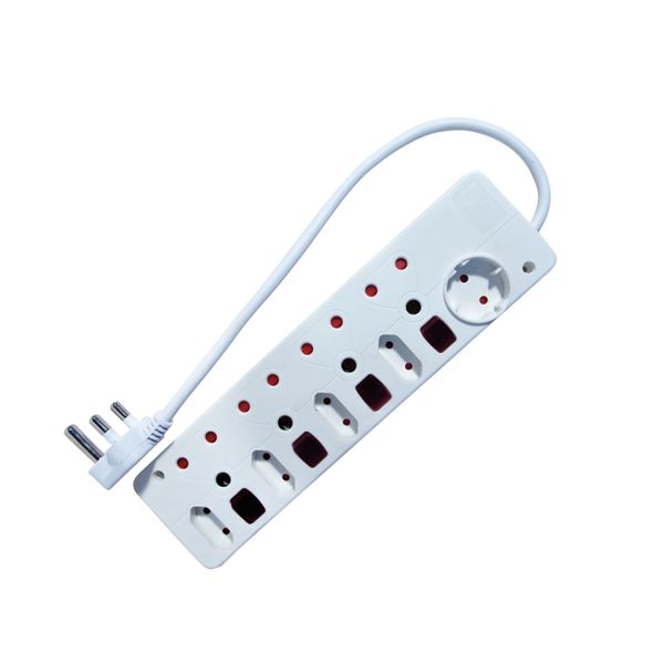 Multi Adaptor - 4x16A 4x6A 1x Schuko Switch