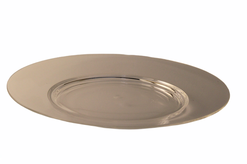 Dalebrook Clear Acrylic Small Plate 230mm Set of 6