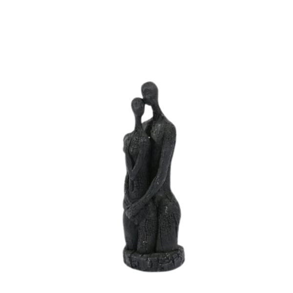Romantic Iron Couple Sculpture