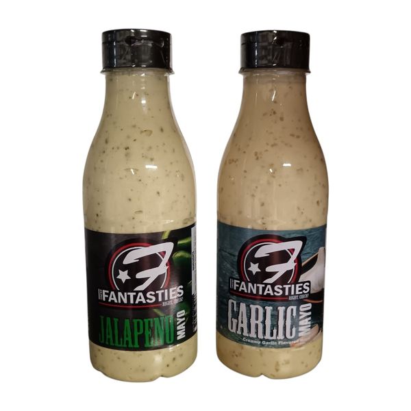 4King Fantasties Mayo Duo - Jalapeño Mayo &amp; Garlic Mayo (2 x 500ml)