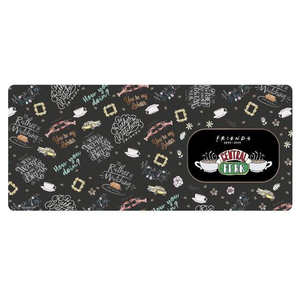 Friends - Gaming Desk Mat XXL Anti-Slip Mouse Pad (90cm x 40cm)