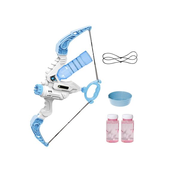 BD-Non Toxic One Click Automatic Bubble Blaster &amp; Shoot Water Bow And Arrow