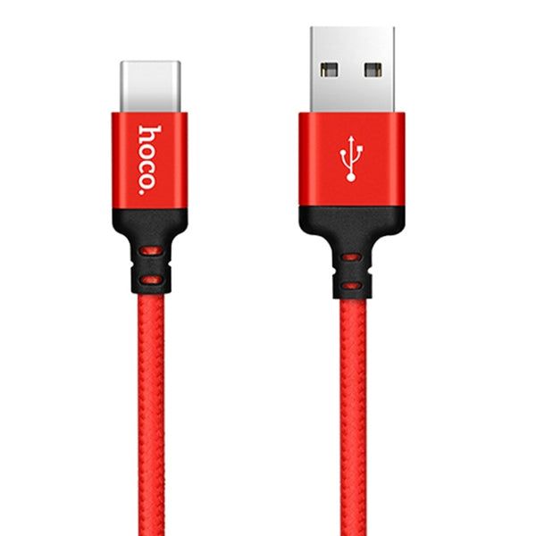 Hoco X14 1m Nylon Braided Aluminium Alloy USB-C / Type-C