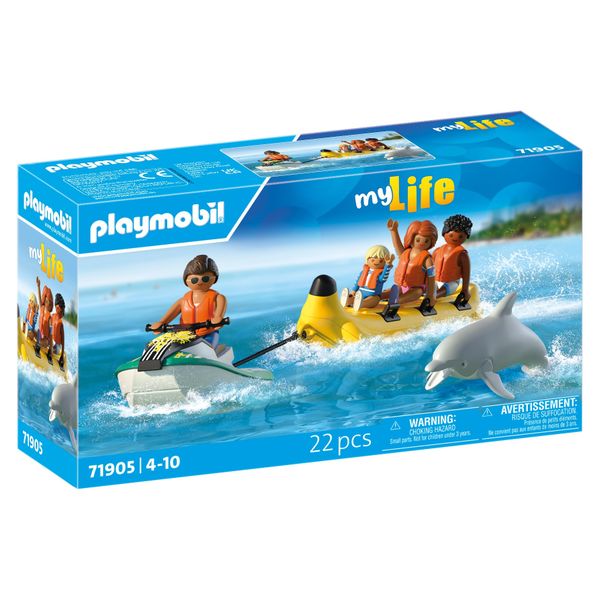 Playmobil Vacation on the Beach - Banana Boat Trip Set - 22 Pieces