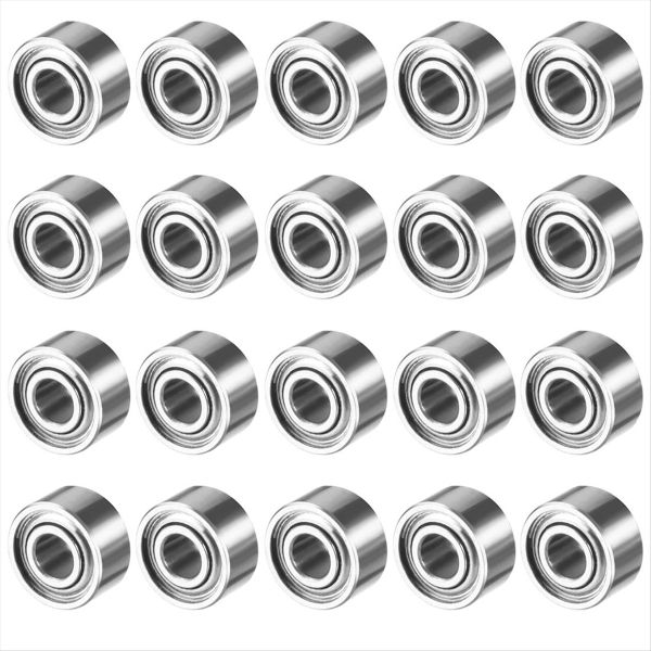 Miniature Sealed Metal Shielded Metric Radial Bearing 20 Pieces