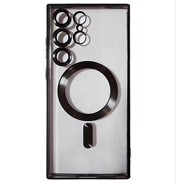 Clear Silicone - MagSafe - Protective Cover _ MAGC Range _ for Samsung Galaxy S23 Ultra