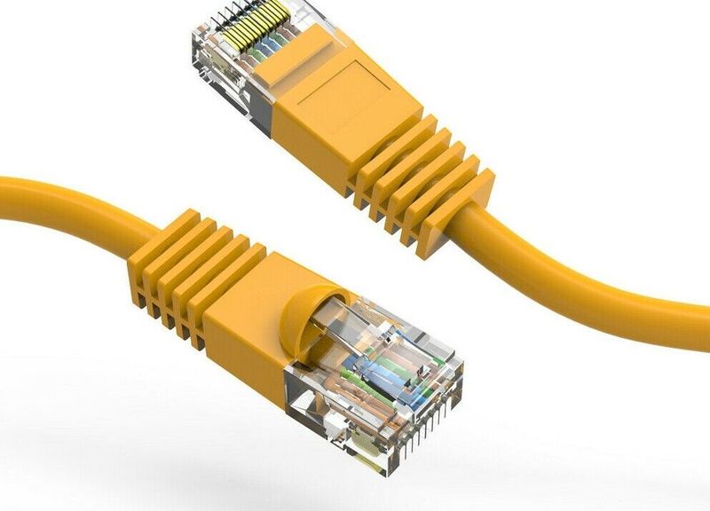 Entratech CAT5e CCA, SF/UTP LAN Network Cable - Yellow