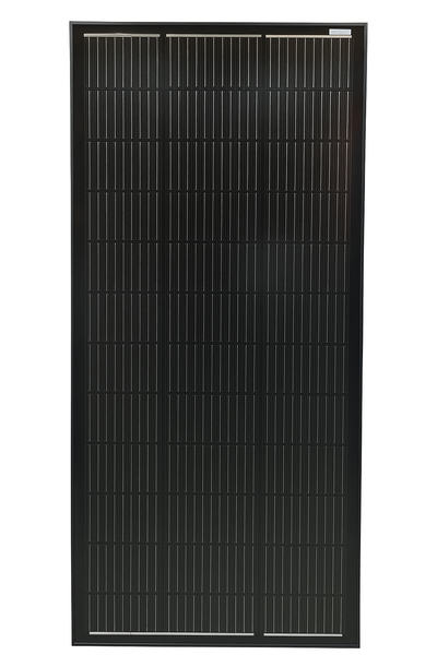 120W - 18V Monocrystalline Solar Panel - Black