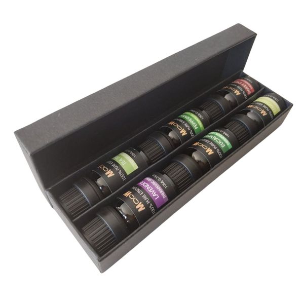 MAAW 100% Pure Essential Oils Set for Diffuser - 6x10ml bottles