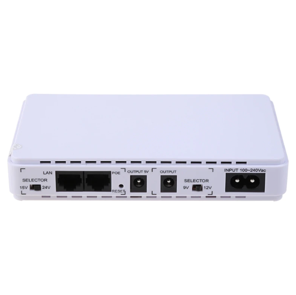 12000mAh 9V/12V DC PoE Mini DC UPS