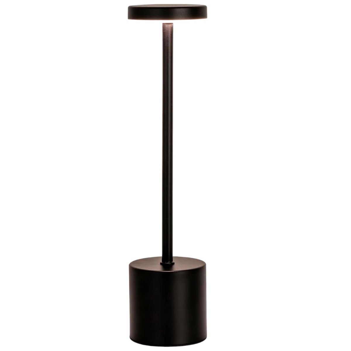Rechargeable LED Desk Lamp With Smart Touch Sensor Control - Black