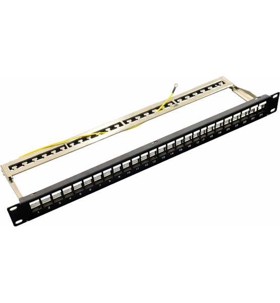 PTech Patch CAT7 24 Port Populated FTP