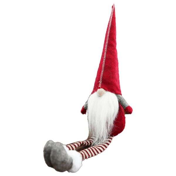 Christmas Long Legged Faceless Doll Elf Dwarf Perfect Holiday Gift C