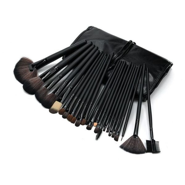 24 Piece MakeUp Brush Set with Bag for Daily MakeUp