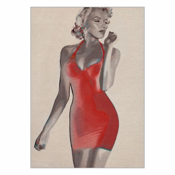Marilyn Monroe Red Dress - A1 Poster