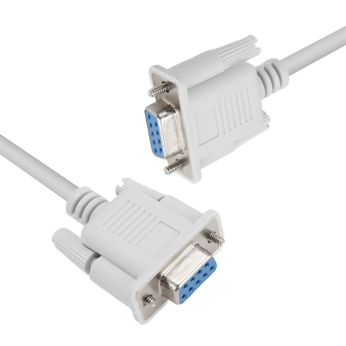 1PC 5ft F / F Serial RS232 Null Modem Cable Female to Female DB9