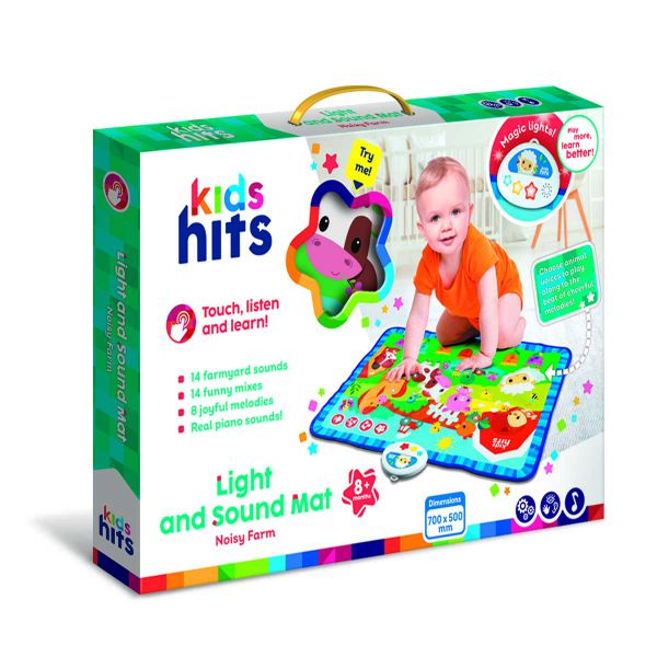 Kids Hits Light and Sound Mat Noisy Farm