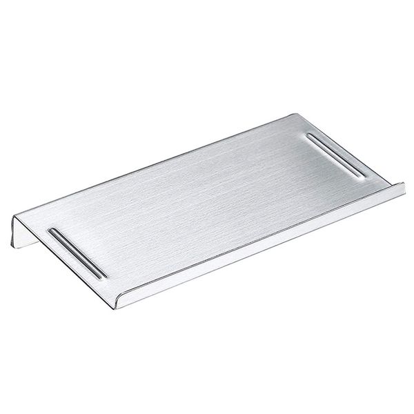 Wall Mount Stainless Steel Bathroom Toilet Small Phone Holder Silver
