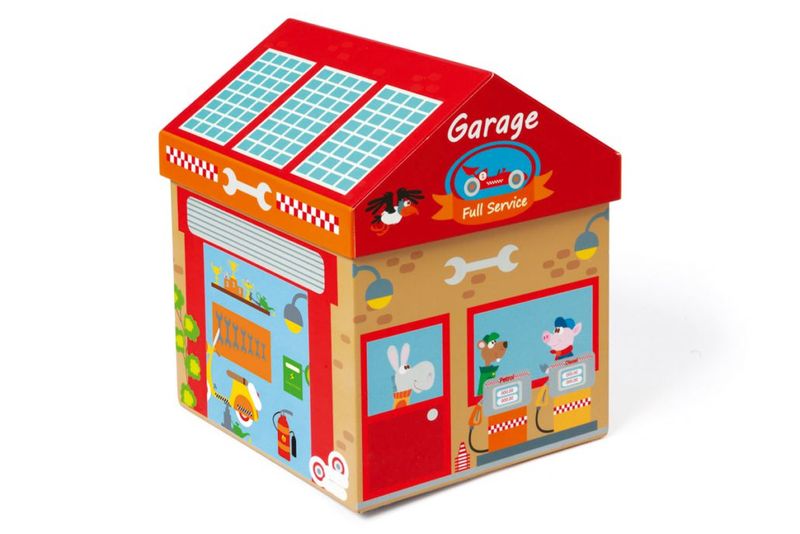 Scratch Europe Play Box Garage 2-In-1
