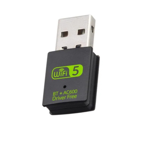 Dual-Band USB Bluetooth V4.0 Dongle - 600Mbps, 2.4/5.8GHz