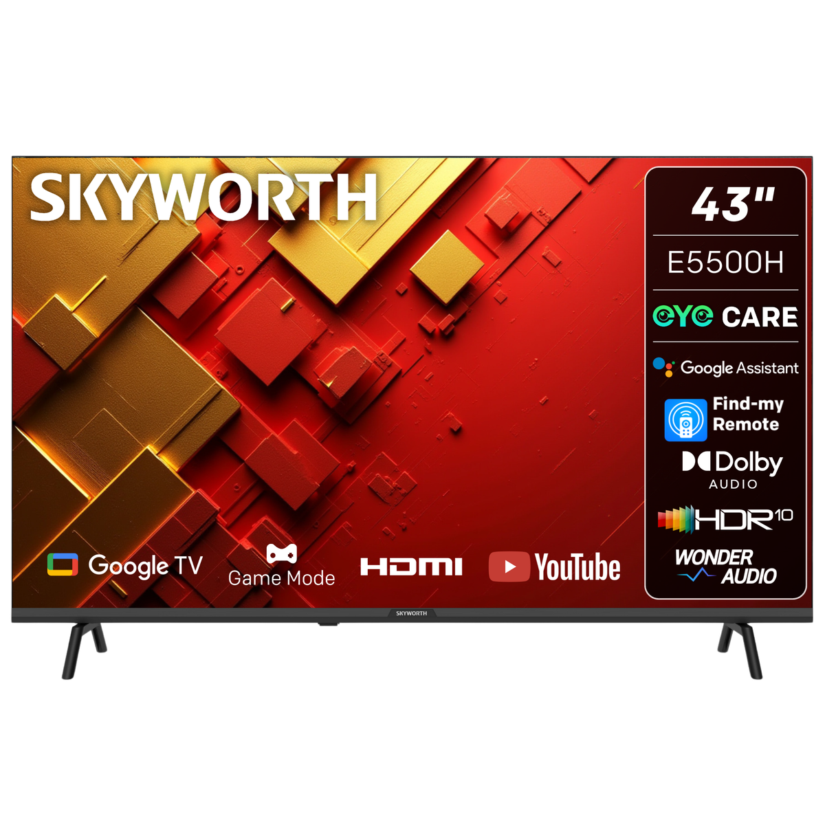 Skyworth 43" E5500H FHD Google Smart TV