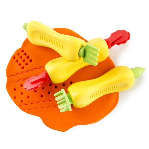 Anthony Peters Easi-Grip Double-Sided Dough &amp; Paint Tools - 3 Pieces