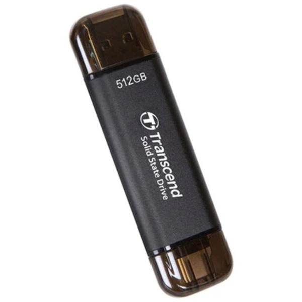 Transcend ESD310C Portable SSD 512GB - Dual USB Stick Type-A and USB Type-C