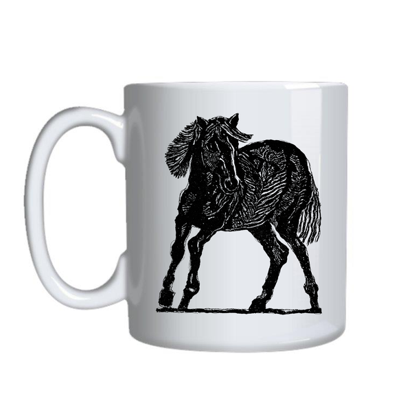 Art Horse9 Mugs for Horse Lovers Trendy Graphic Birthday Cup Present 015