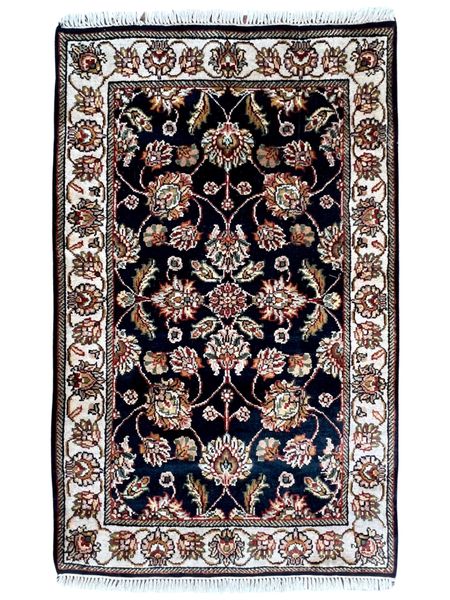 A very beautiful and soft-coloured original Indian AGRA Rug 155 x 95 cm
