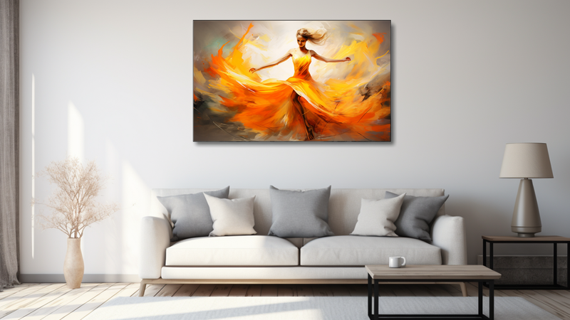Canvas Wall Art - Dancer Creative Art - HD0218