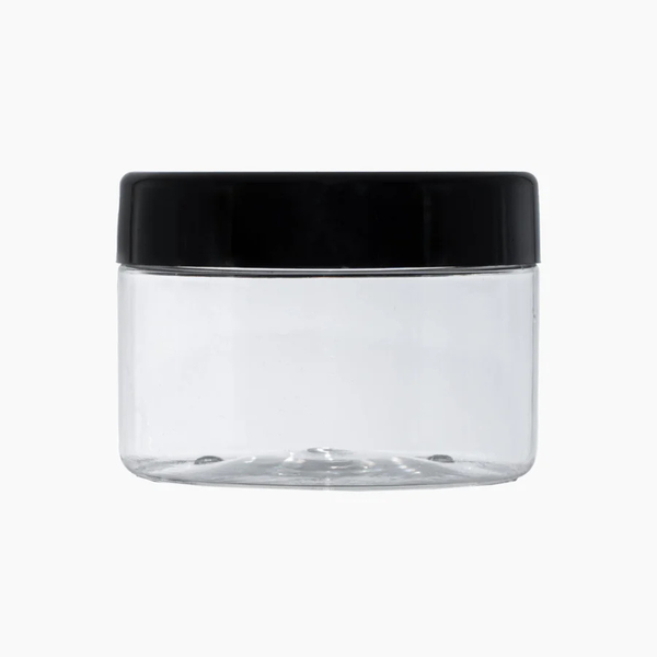 50 pieces Travel DIY Tester/Sample Small Cosmetic Jar and Black Lid - 20ml