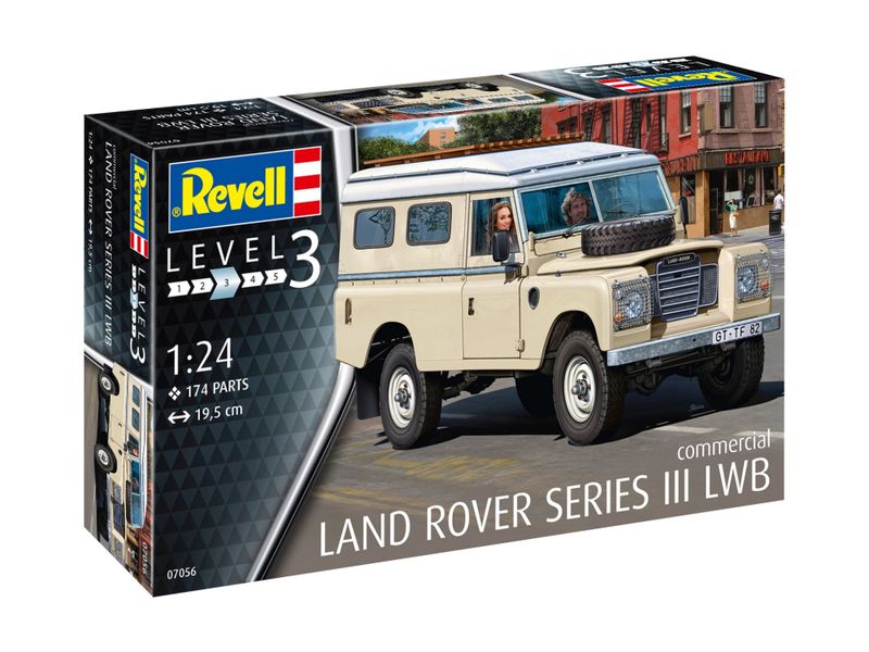 Revell 1/24 Land Rover Series III LWB Truck Plastic Model Kit